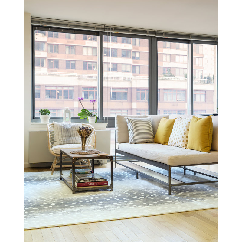 Stark Studio Rugs Nessa Animal Print Area Rug in Blue & Reviews Perigold